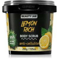 Beauty Jar Lemon Rich piling za telo proti celulitu 200 g