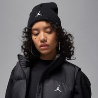 Jordan Peak Satin-Lined Beanie Black - Unisex - Čapica Jordan - Čierne - HJ3224-010 - Veľkosť: UNI