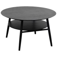 MID.YOU KONFERENČNÝ STOLÍK, čierna, drevo, kompozitné drevo, 80/45/80 cm