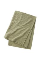 BOSS Bavlnený prehoz BOSS LOWEN Khaki 130 x 170 cm