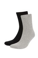 DEFACTO Men's 2-Pack Cotton Winter Socks