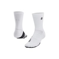 Under Armour Curry UA AD Playmaker 1p Mid Socks White - Unisex - Ponožky Under Armour - Biele - 1376231-102 - Veľkosť: L