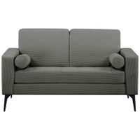 MID.YOU DVOJMIESTNA POHOVKA, textil, sivá