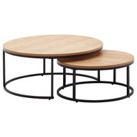 MID.YOU SADA ZASÚVACÍCH STOLÍKOV, hnedá