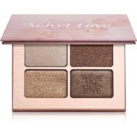 ZOEVA Velvet Love Eyeshadow Quad paletka očných tieňov odtieň Bronze Espresso Eyes 4x1,5 g