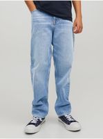 Light blue boys' straight fit jeans Jack & Jones Chris - Boys