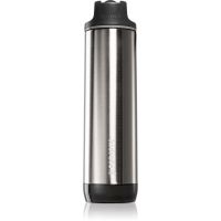 HidrateSpark Steel pametna steklenička s slamico barva Stainless 620 ml