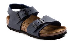 Birkenstock New York Kids Birko-Flor Narrow Fit Blue Dámske,Detské - Sandále Birkenstock - Modrá - 0087773-5 - Size: 5