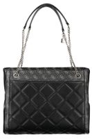 Czarna torebka Guess z łańcuszkami