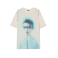 Cropp - Kratek top s potiskom - light grey