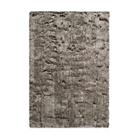 KOŽEŠINOVÝ KOBEREC, 160/230 cm, hnědá, olivově zelená