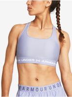 Svetlo fialová dámska športová podprsenka Under Armour Crossback Mid Bra-PPL