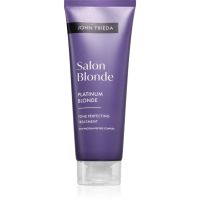 John Frieda Salon Blonde Tone Perfecting Treatment Tönungscreme für eine leuchtendere Haarfarbe Farbton Platinum Blonde 120 ml