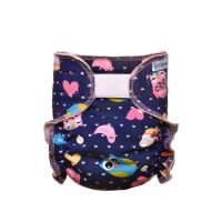 T-TOMI Pant Diaper Changing Set Velcro πλενόμενη πάνα εσώρουχο με ένθετη πάνα με velcro Owls 3 - 15 kg 1 τμχ