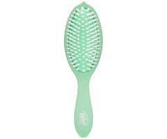 Kefa na rozčesávanie vlasov s prímesou čajovníkového oleja Wet Brush Go Green Treatment  a  Shine Brush - zelená + darček zadarmo