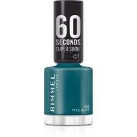 Rimmel 60 Seconds Super Shine lak za nohte odtenek 104 True Blue 8 ml