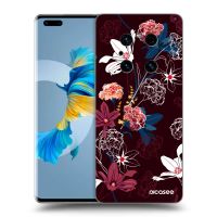 Silikónový prehľadný obal pre Huawei Mate 40 Pro - Dark Meadow