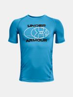 Under Armour T-shirt UA HG Armour Novelty SS-BLU - Guys