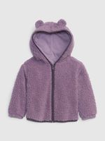 GAP Sherpa bear Sweatshirt Kinder Lila