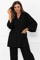 Dámské kimono Italian Fashion Bono Černá XL