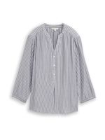 TOM TAILOR Bluza  siva / bijela