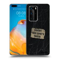 Silikónový čierny obal pre Huawei P40 Pro - SORRY