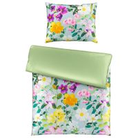 Bio:Vio OBOJSTRANNÁ POSTEĽNÁ BIELIZEŇ, satén, viacfarebná, 140/200 cm