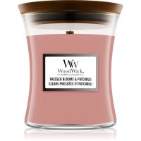 Woodwick Pressed Blooms & Patchouli Duftkerze mit Holzdocht 275 g