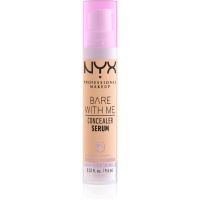 NYX Professional Makeup Bare With Me Concealer Serum hydratačný korektor 2 v 1 odtieň 04 Beige 9,6 ml