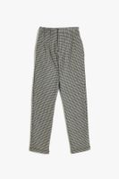 Koton Carrot Trousers with Pleated Detail and Elastic Waist and Pockets