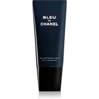 Chanel Bleu de Chanel Cleansing Gel 2-In-1 почистващ гел за бръснене и почистване на лицето за мъже 100 мл.