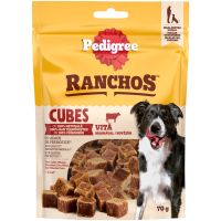Pedigree pochúťka Ranchos Cubes hovädzie 70g