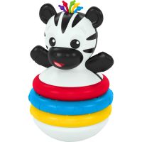 Baby Einstein Stack & Wobble Zen Zebra іграшка з прорізувачем 3 m+ 1 кс