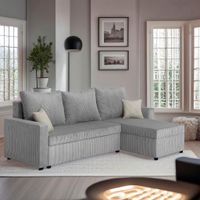 P & B ROHOVÁ SEDAČKA, textil, kompozitné drevo, taupe