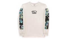 Vans Anaheim Space Galaxy L/S Pánske - Tričká Vans - Biela - VN0007VD3KS-XL - Size: XL