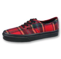 trampki niskie unisex - UA Authentic (PLAID MIX) - VANS - VN0A38EMU5P 36