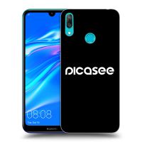 ULTIMATE CASE pro Huawei Y7 2019 - Picasee - new logo - white