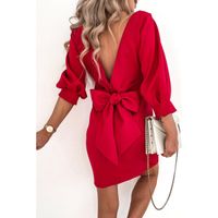 Elegantna Mini Haljina Varsavia, Crvena