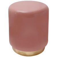 MID.YOU PRÍRUČNÝ STOLÍK, ružová, zlatá