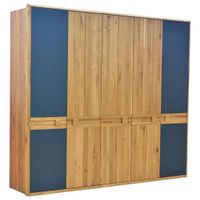 Linea Natura ŠATNÍ SKŘÍŇ, divoký dub, dub artisan, divoký dub, 256,8/225/58 cm