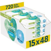 Pampers Harmonie Aqua vlažne maramice za djecu 15x48 kom