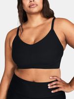 Under Armour Meridian Rib Bralette Sport Sutien Negru