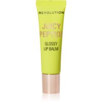 Makeup Revolution Juicy Peptide Lip Balm balzám na rty s peptidy odstín Mint Mojito Green 8 ml
