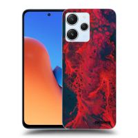 Silikónový prehľadný obal pre Xiaomi Redmi 12 4G - Organic red