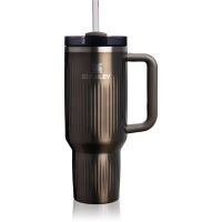 Stanley Quencher H2.O FlowState™ Fluted Tumbler lonček iz nerjavečega jekla s slamico velik Gunmetal Shine 1180 ml
