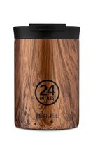 24bottles - Termo hrnček Travel Tumbler Sequoia Wood 350ml