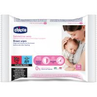 Chicco Breast Wipes vlhčené čistiace obrúsky na prsia 16 ks