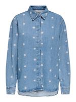 ONLY Bluza 'ONLVERA'  plavi traper / bijela
