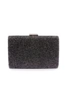 DGN 275-22y Women's Evening Dress Clutch Bag Sequined Black