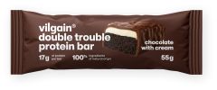 Vilgain Double Trouble Protein Bar Dvojitá čokoláda s krémom